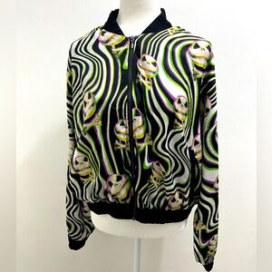 Disney Nightmare Before Christmas Bomber Jacket NWT Size L Disney Parks